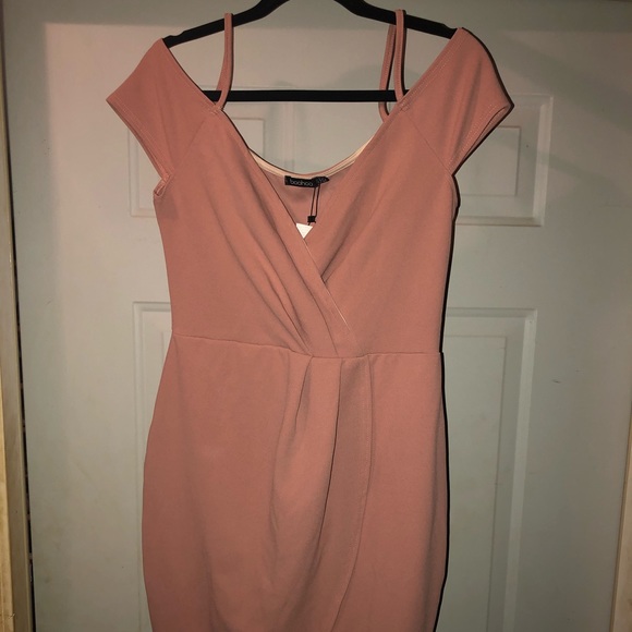 Pink wrap dress - Picture 2 of 3